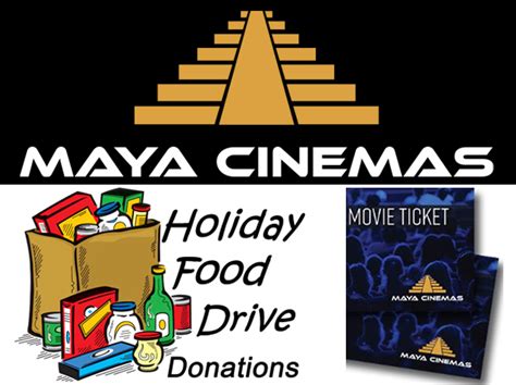 Maya Cinemas Offers Free Movie Passes For Donation To Local Food Banks