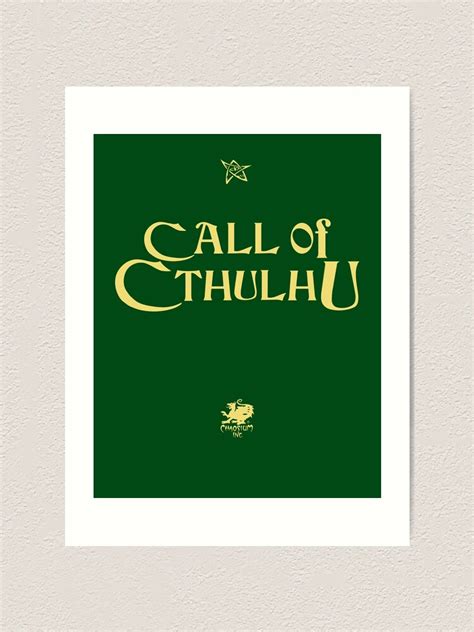 Call Of Cthulhu Logo Gold With Elder Sign Chaosium 54 Best S For Boys