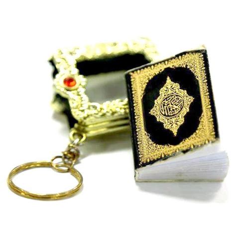 Jual Gantungan Kunci Alquran Mini Key Ring Souvenir Haji Al Quran