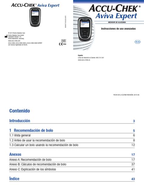 Manual Avanzado Accu-Chek Aviva Expert 0 | PDF | Medicina CLINICA | Diabetes