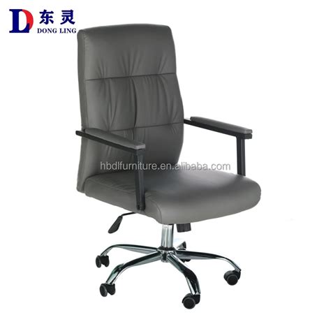 Dl Office Furniture High Back Swivel Ergonomic Luxury Genuine Leather