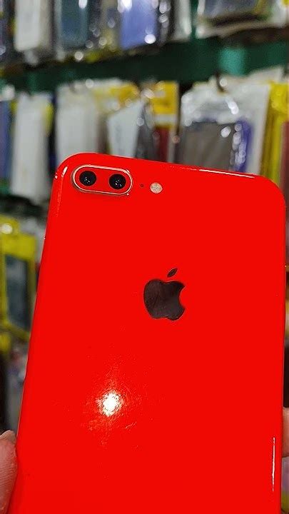 Iphone 8 Plus Red Colour Graphic Premium Quality Customise Iphone 8