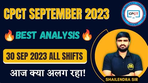 CPCT Paper Analysis CPCT 30 Sep 2023 All Shifts Analysis 30 Sep