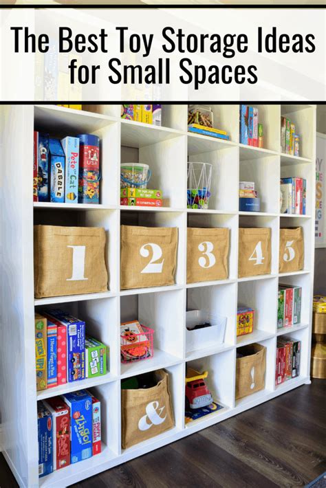 Great toy storage ideas for small spaces - Kate Decorates