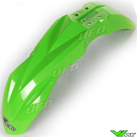 Ufo Front Fender Green Kawasaki Kxf Kxf