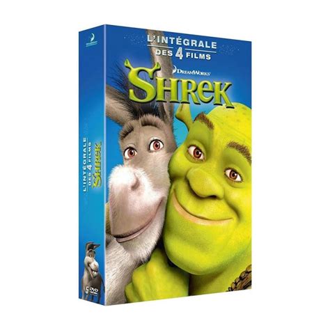 Shrek L Int Grale Les Films Coffret Dvd Neuf