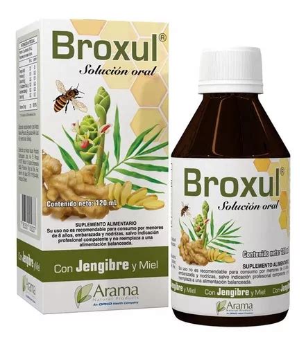 Jarabe Para La Tos Broxul Sabor Miel Jengibre Cuotas Sin Inter S