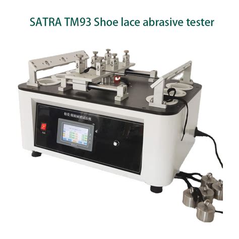 Shoe Lace Abrasion Tester Shoe Lace Abrasion Test Equipment Satra TM93