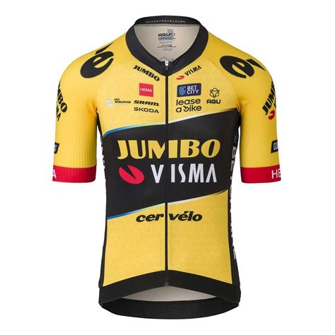 Maillot Team Jumbo Visma Premium Replica Manche Courte Deporvillage