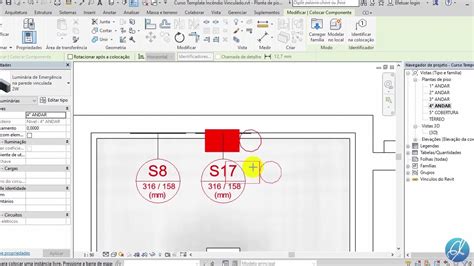 Iluminação de Emergência no Revit Projeto de Prevenção e Combate a