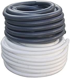 Crearplast Tuberia Flexible Pvc Di Metro Gris Amazon Es