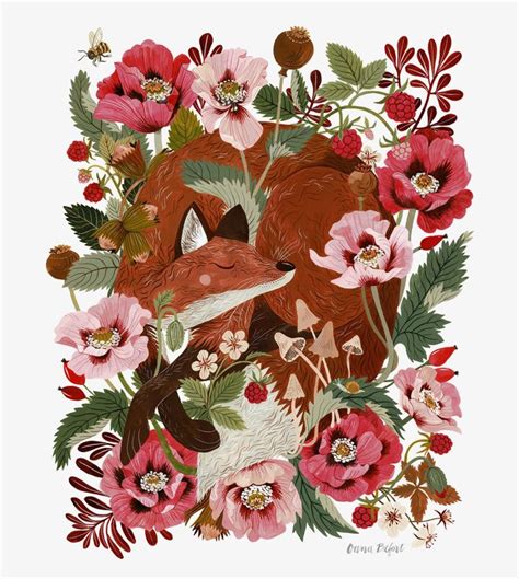 Illustration Portfolio Di Oana Befort Flower Art Whimsical Illustration Illustration