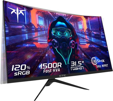 Amazon KTC Monitor Curvo Para Juegos De 32 Pulgadas Monitor 2K