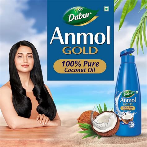 Dabur Anmol Gold Pure Coconut Oil Ml Price Uses Side