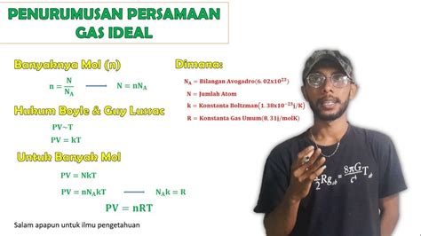 Penurunan Rumus Persamaan Gas Ideal Youtube