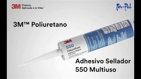 3m™ Adhesivo Sellador De Poliuretano 550 Youtube