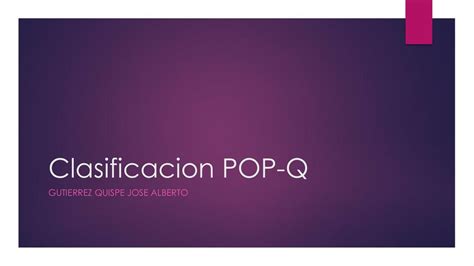 Clasificación Pop Q Jose Gutierrez Udocz