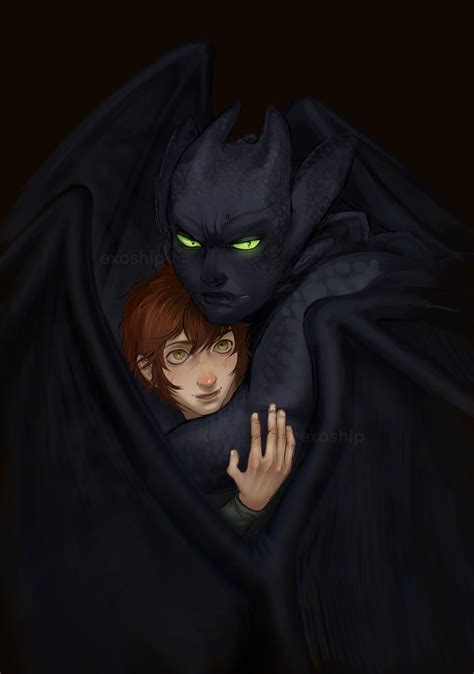 There There Buddy Hiccup X Toothless By Exoship On Deviantart