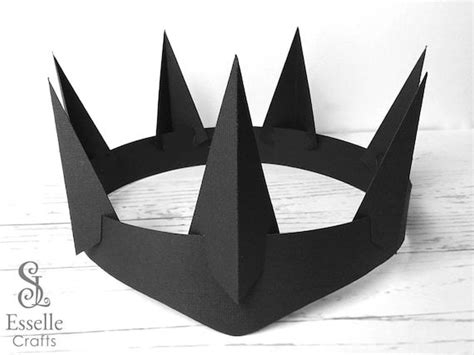 Evil Queen Crown Svg Pdf Templates Halloween Huntsman Kost M