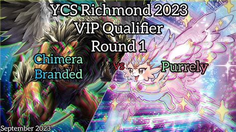 Yu Gi Oh Ycs Richmond Vip Qualifier Round Purrely Vs