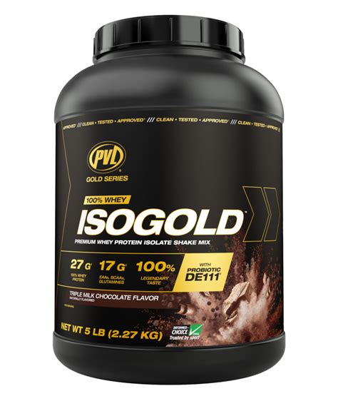 Pvl Iso Gold Premium Isolate 100 Whey Protein Shake Global Impex