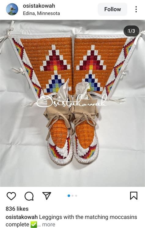 Pin By Leah Gibson On Beading Native American Moccasins Powwow