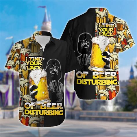 Darth Vader Character Hawaiian Beach Shirt Funny Darth Vader Summer