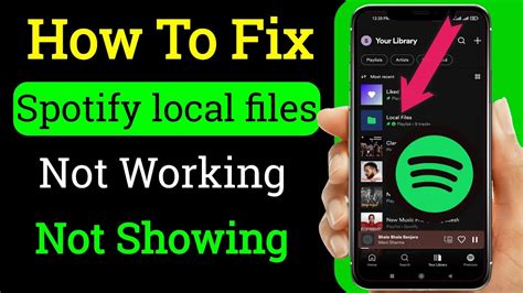 How To Fix Spotify Local Files Not Working Local Files Not Showing