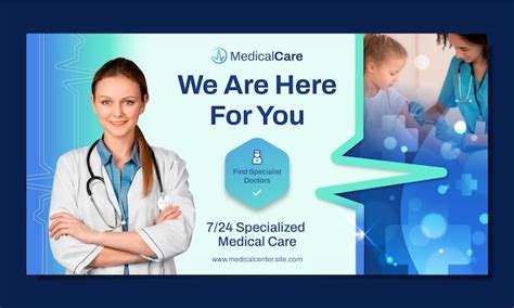 Free Vector Hospital Care Facebook Template