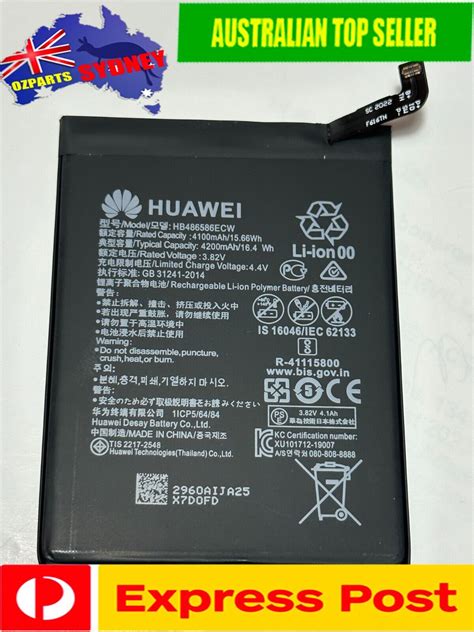 Original Battery Hb486586ecw For Huawei P40 Lite Mate 30 Nova 7i Nova 6 Se Ebay