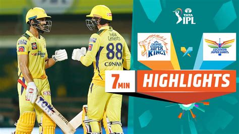 Watch Csk Vs Lsg Highlights Video Online Hd On Jiocinema