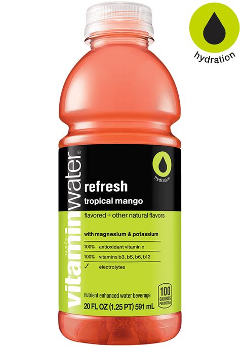 Vitaminwater Refresh Tropical Mango Vitaminwater