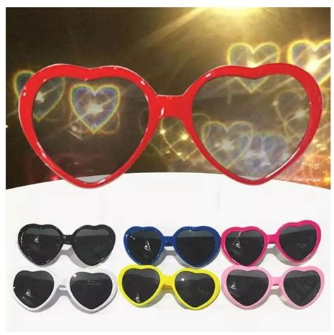 Fashion Heart Shaped Effects Sunglasses Bubble Store