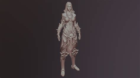 Fantasy Female Character 2 Stl Buy Royalty Free 3d Model By Rumpelstiltskin Rumpelshtiltshin