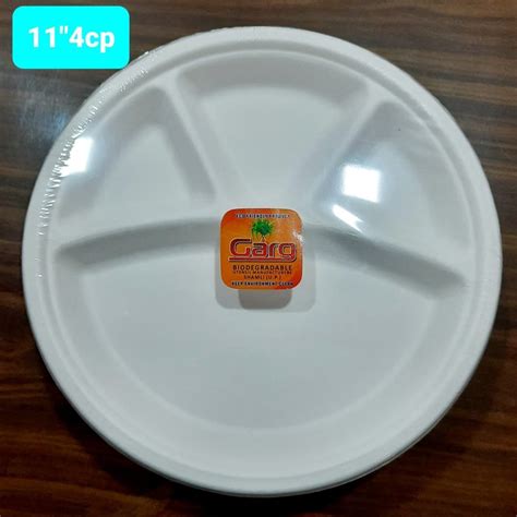 Compartment Biodegradable Plate At Rs Piece Biodegradable