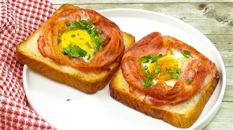 Toast In Friggitrice Ad Aria La Ricetta Con Uova E Pancetta Veloce E