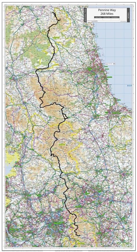 Pennine Way Os Map - Candra Vittoria