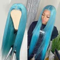 Blonde Body Wave Ombre Wig 180 Density Brazilian Highlighted Simulation Blonde Water Wave Hair