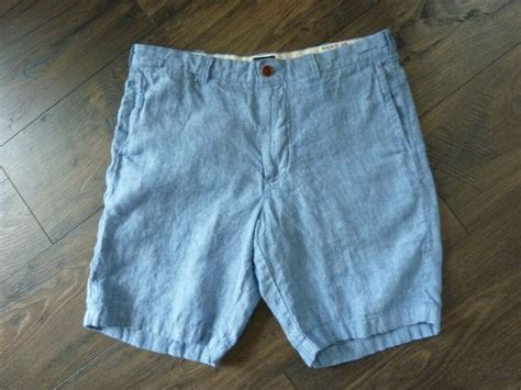 J Crew Mens Stanton Linen Short 9 Inseam Baird Mcnutt Irish Linen