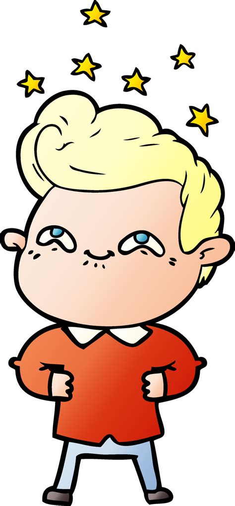 cartoon excited man 12546008 Vector Art at Vecteezy