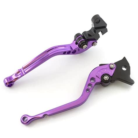 Mm Violet Levier De Frein Et D Embrayage R Glable Pour Moto Pour