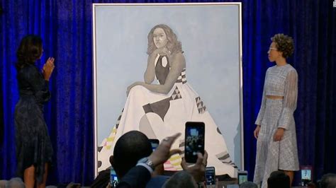 See Michelle Obama's portrait unveiled - CNN Video