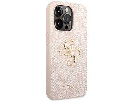 Guess Big 4G Monogram Case Roze IPhone 14 Pro Max Hoes