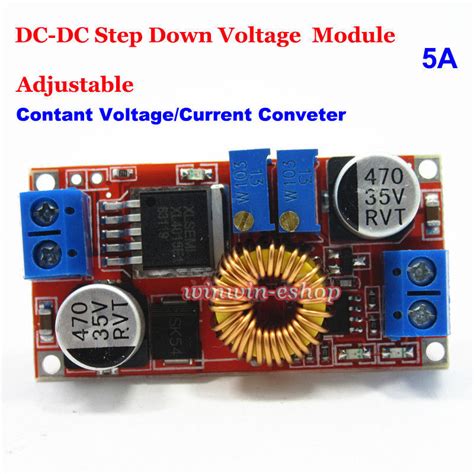 5a Dc Dc Constant Current Voltage Regulator Buck Step Down Cccv Converter Module Ebay