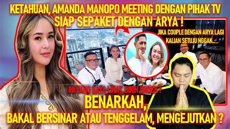 TERAWANG AMANDA MANOPO DAN ARYA SALOKA MEETING DENGAN PIHAK TV SIAP