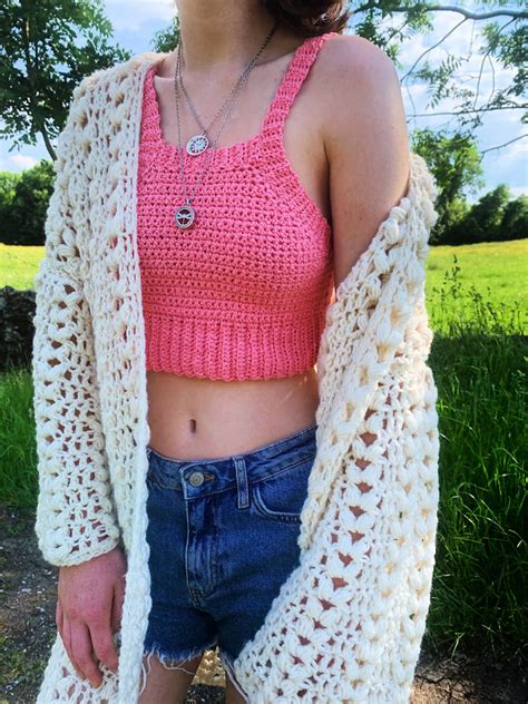 Free Crochet Crop Top Patterns Tank Top Pattern