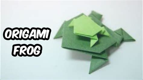 How To Make An Origami Frog Origami Frog Frog 🐸 How To Make A