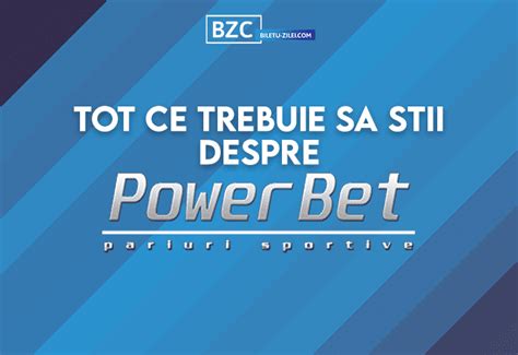 Powerbet Pariuri Sportive Oferte și Informații Utile 2024