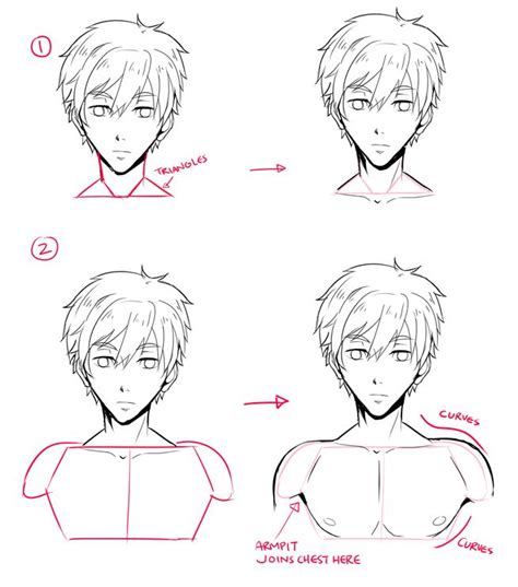 Como Dibujar Cuerpo Anime Dibujo Musculos Pasos Para Dibujar Anime