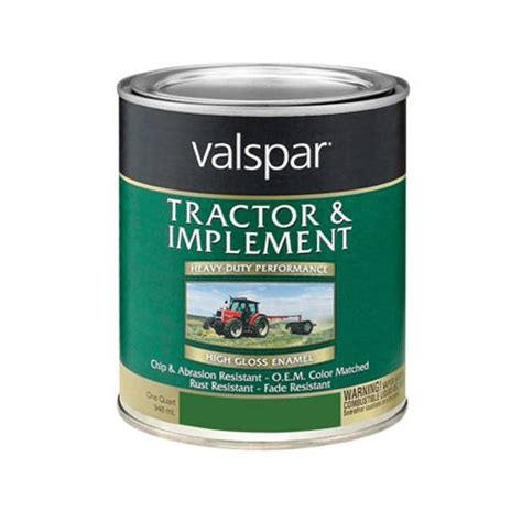 Valspar Quart Tractor Implement Paint